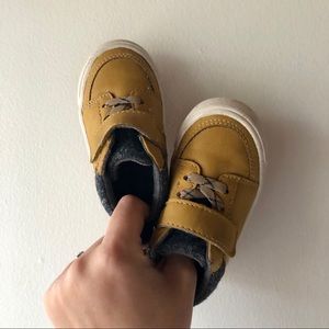 zara baby mustard sneakers (sz 5.5)